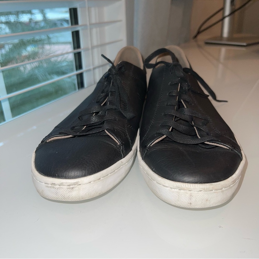Cole Haan Mindi Black Leather Sneakers - Picture 7 of 8
